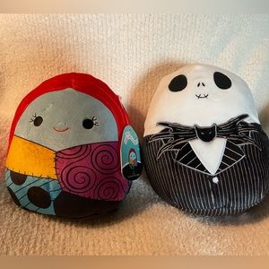 Nightmare Before Christmas Jack and Sally Squishmallow Bundle